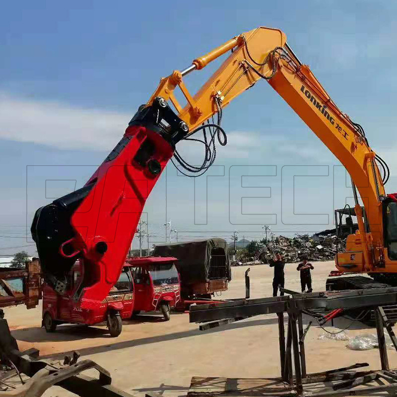 Rotating Hydraulic Shear, Excavator Scrap Shear For Various Models Excavators